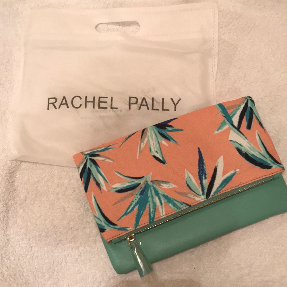 Tropical foldover clutch